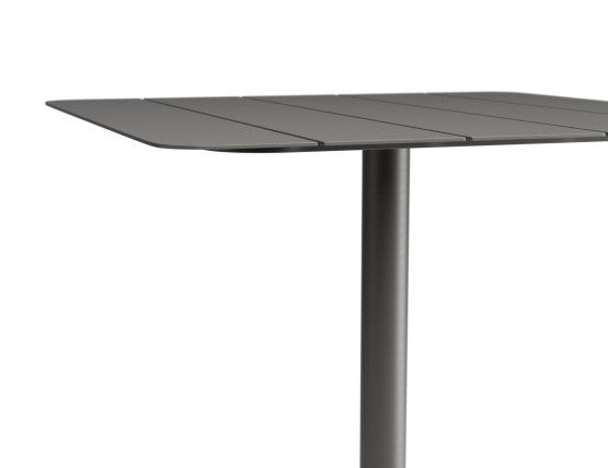 Roku High Bar Table - Outdoor - Charcoal - 65 x 65cm Table Top