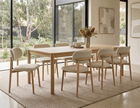 Nordica Dining Table - Solid Oak - 240 x 100cm