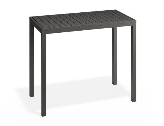 Halki Table - Outdoor - High Bar - 125cm x 65cm - Charcoal