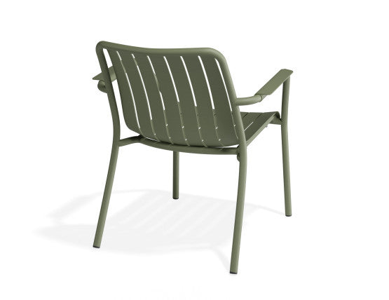 Roku Outdoor Lounge Chair in Matt Eucalyptus Green