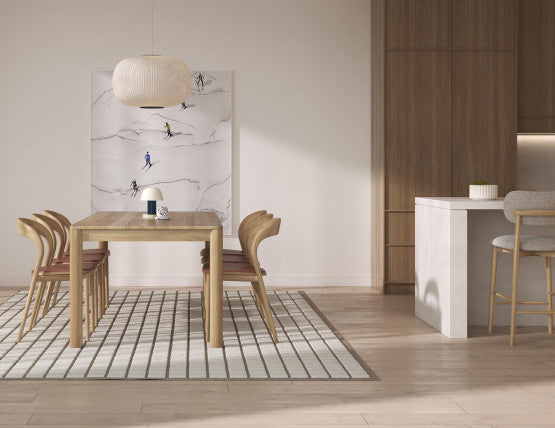Nordica Dining Table - Solid Oak - 200 x 95cm