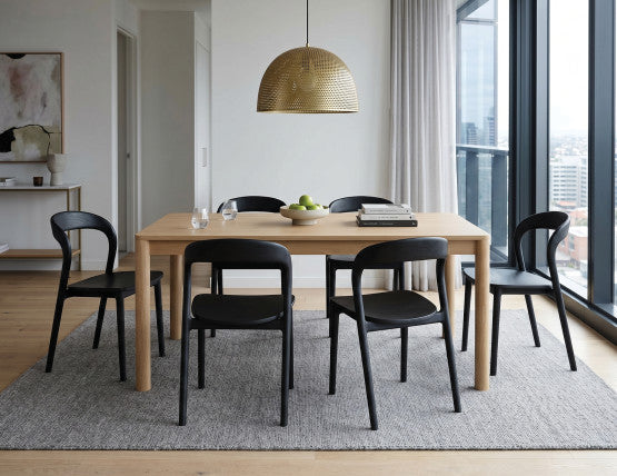 Nordica Dining Table - Solid Oak - 160 x 90cm