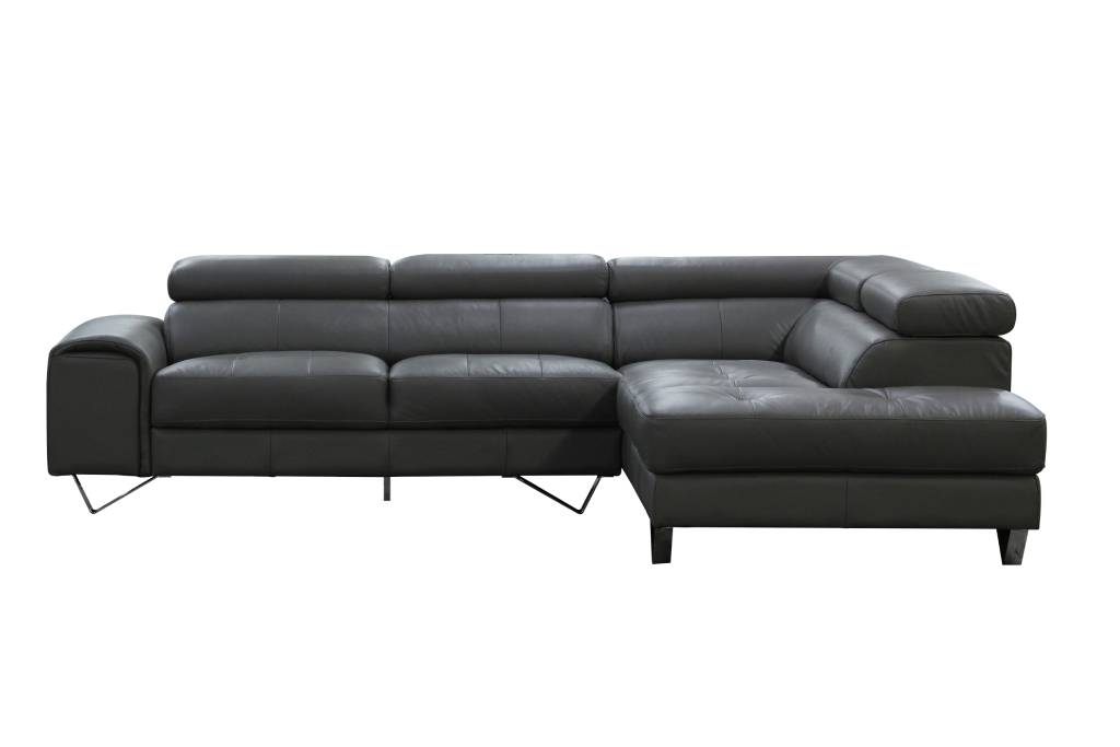 Carmen Leather 2 Seater + Right Chaise