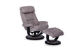 Lazlo Recliner Chair & Footstool - Beige
