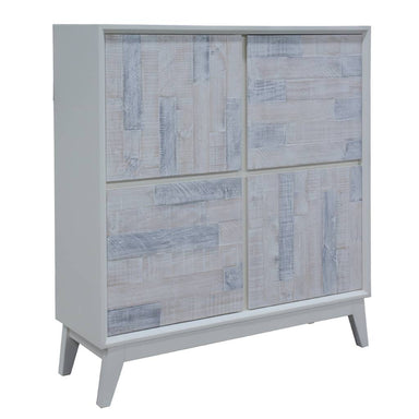 Nassau Coastal 4 Door Cabinet - White