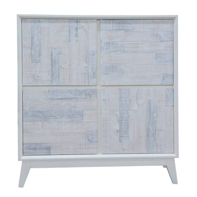 Nassau Coastal 4 Door Cabinet - White