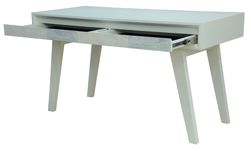 Nassau Coastal Desk 140cm - White Wash