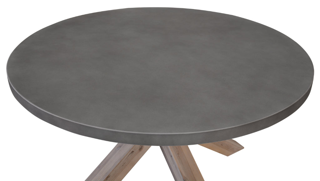 Savannah Round Acacia Dining Table 120cm - Grey Top