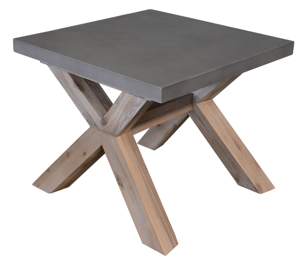 Savannah Acacia Lamp Table - Grey Top