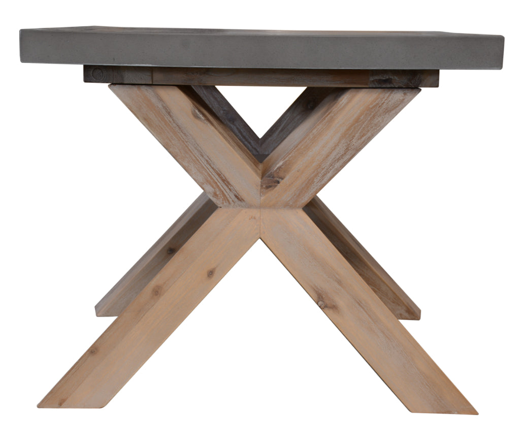 Savannah Acacia Lamp Table - Grey Top