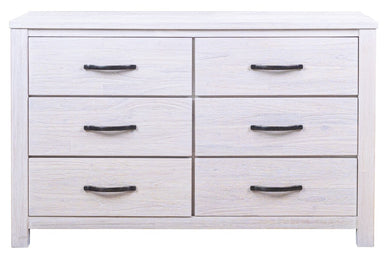 Seabrook 6 Drawer Dresser - White Wash