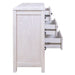 Seabrook 6 Drawer Dresser - White Wash