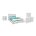 Seabrook 5 Piece Queen Bedroom Suite with Dresser & Mirror