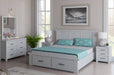 Seabrook 5 Piece Queen Bedroom Suite with Dresser & Mirror