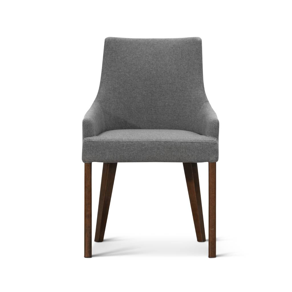 Tivoli Fabric Dining Chair - Grey