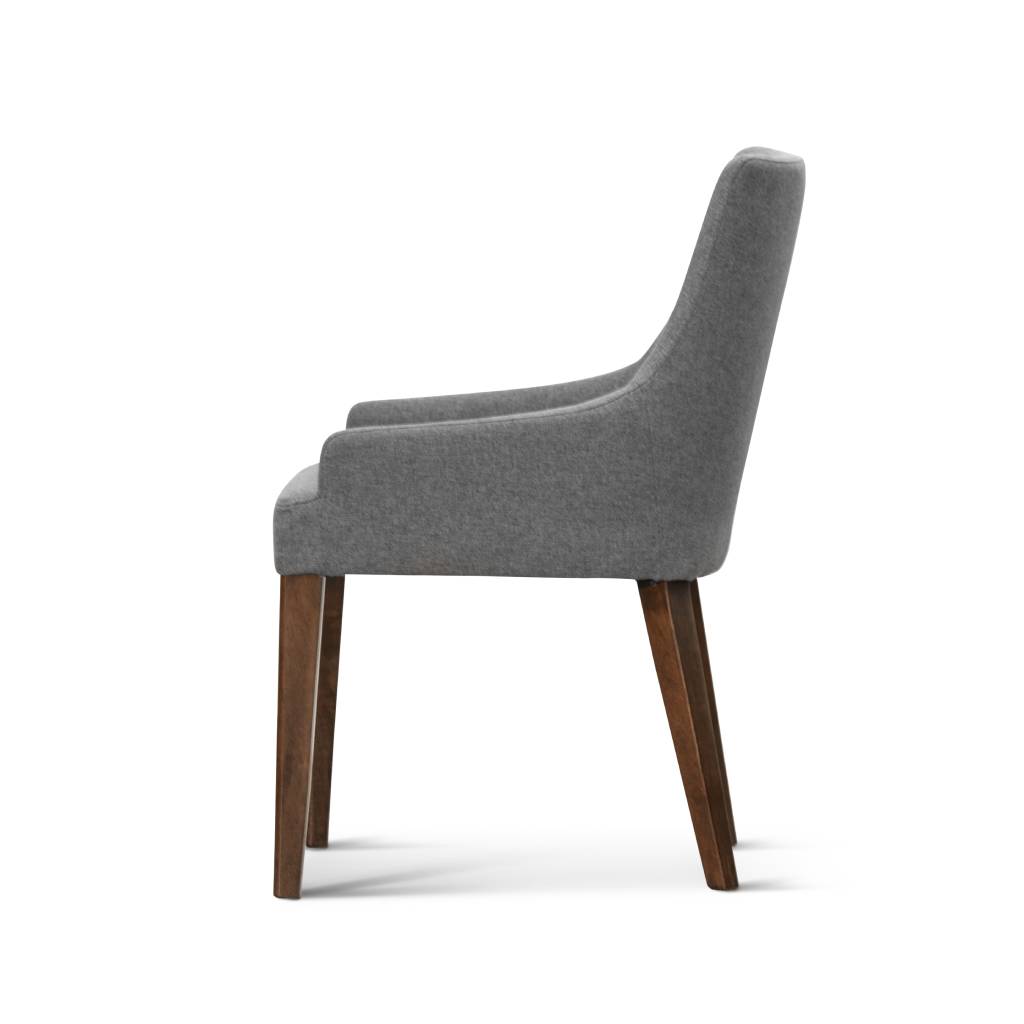 Tivoli Fabric Dining Chair - Grey