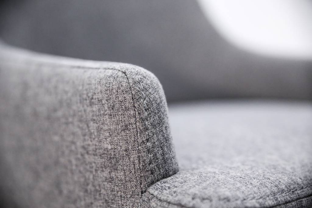 Tivoli Fabric Dining Chair - Grey