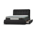 Valetta Tufted 4 Drawer King Bed - Grey