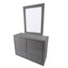 Tuscany Wall Mirror - Light Grey
