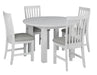 Shorehaven 5 Piece Round Dining Set - White
