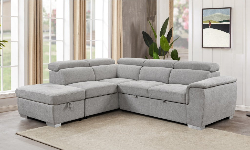 Carina Corner Sofa Bed with Left Chaise