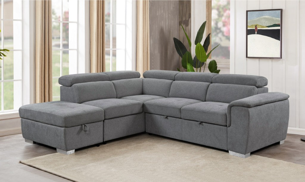 Carina Corner Sofa Bed with Left Chaise