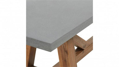Solana Polycement Bench Seat 220cm - Grey