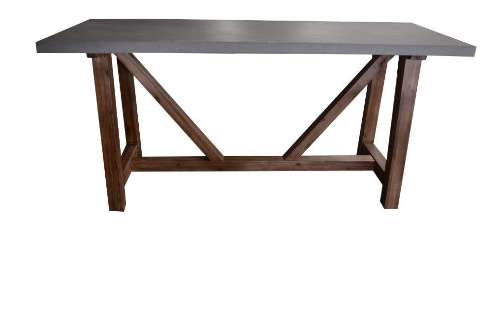 Solana Polycement Dining Table 220cm - Grey