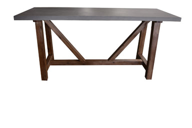 Solana Polycement Dining Table 220cm - Grey