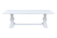 Beaumont Parquetry Dining Table 270cm - White