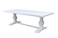 Beaumont Parquetry Dining Table 270cm - White