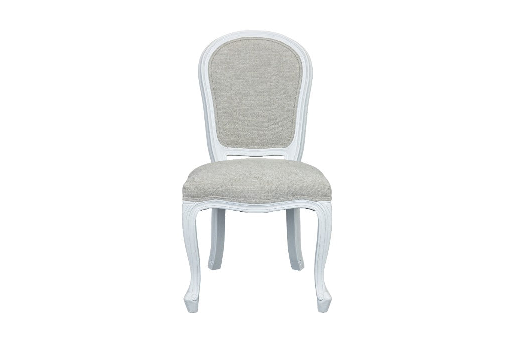 Beaumont Round Back Dining Chair - White