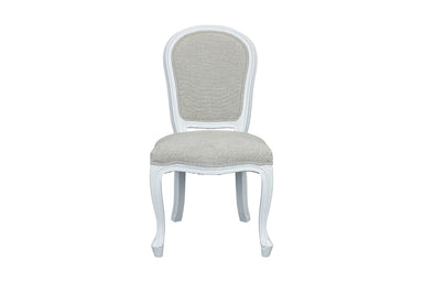 Beaumont Round Back Dining Chair - White