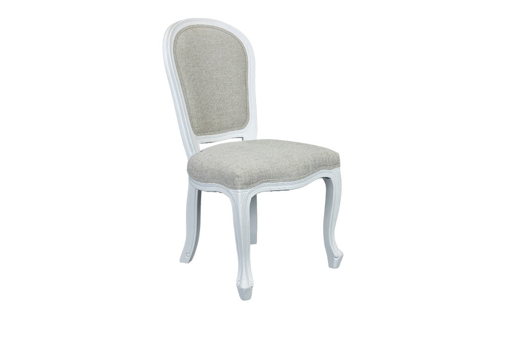 Beaumont Round Back Dining Chair - White