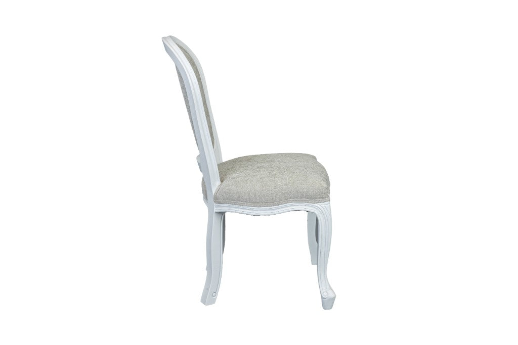 Beaumont Round Back Dining Chair - White