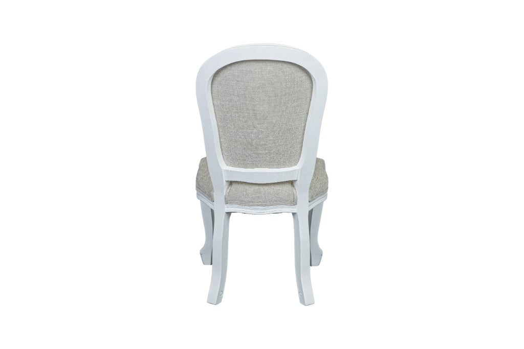 Beaumont Round Back Dining Chair - White
