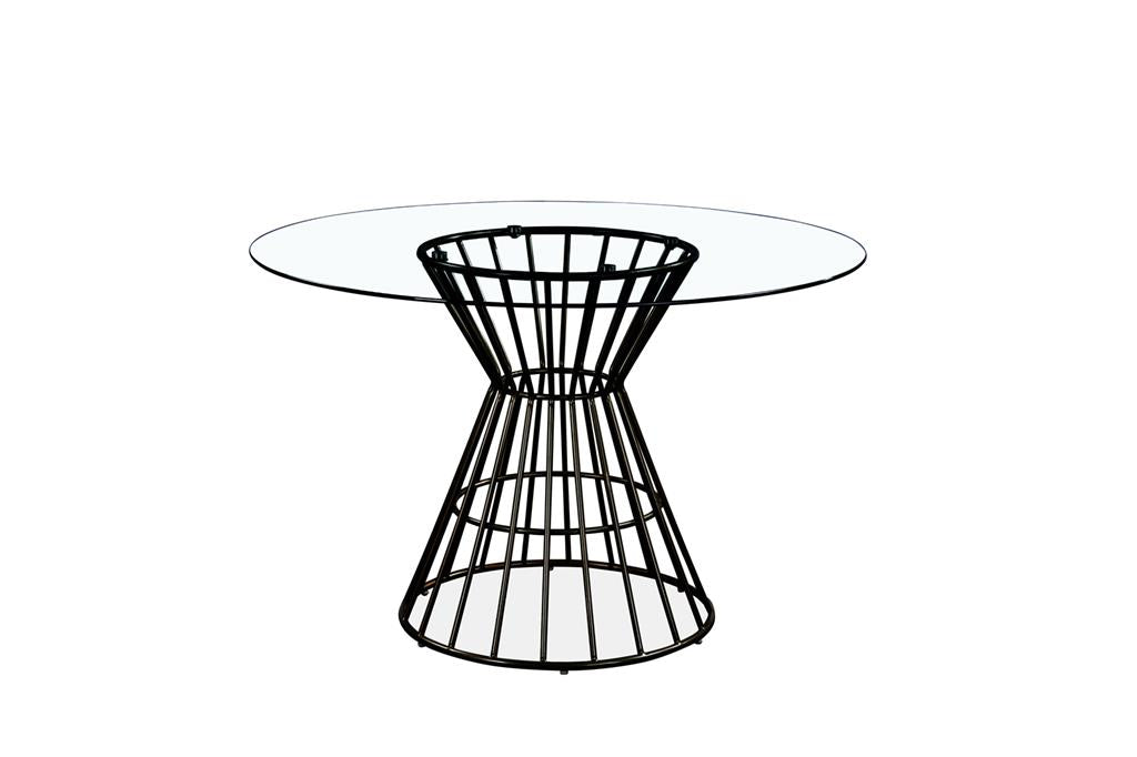 Finlay Round Glass Dining Table 120cm