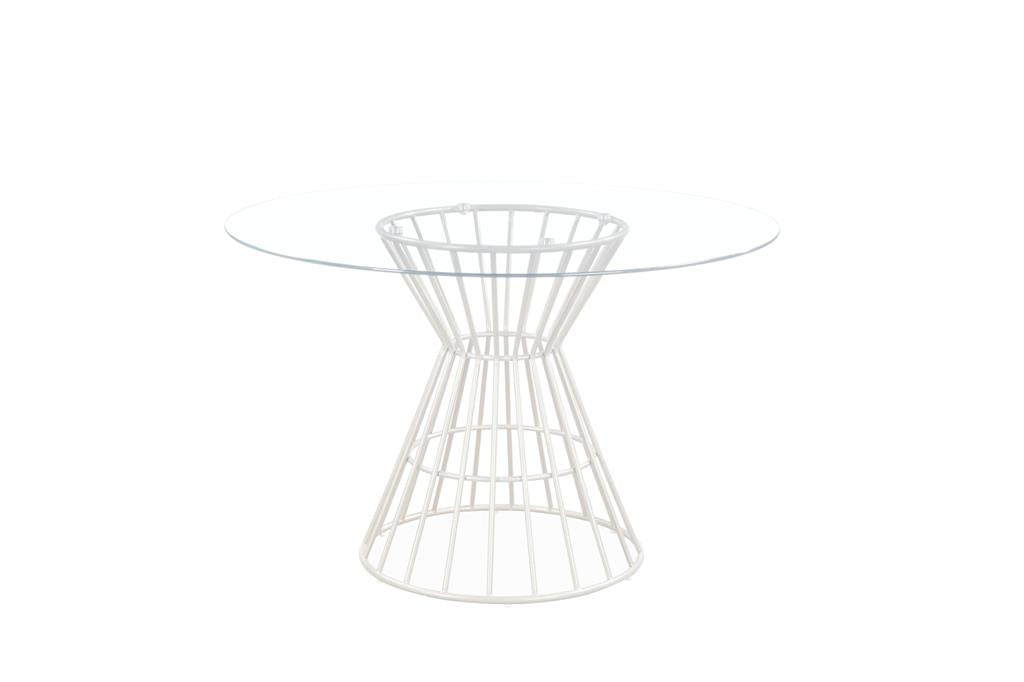 Finlay Round Glass Dining Table 120cm
