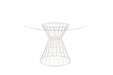 Finlay Round Glass Dining Table 120cm