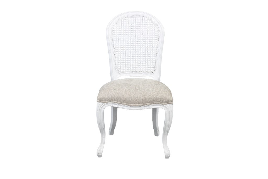 Hawthorn Round Back Dining Chair - White