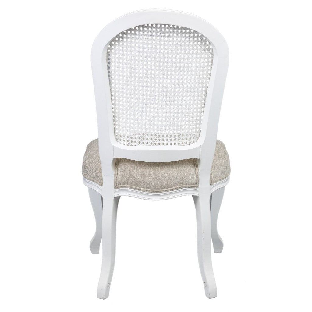 Hawthorn Round Back Dining Chair - White