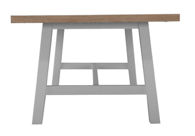 Ashfield Parquet Dining Table 190cm - White/Oak