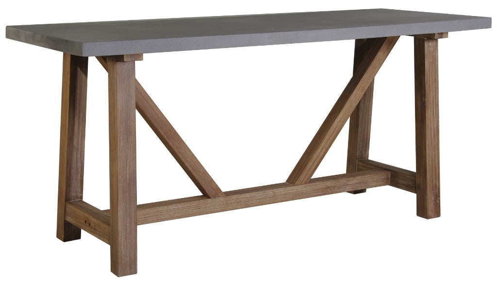 Solana Polycement Bar Table 200cm