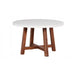 Solana Round Polycement Dining Table 120cm