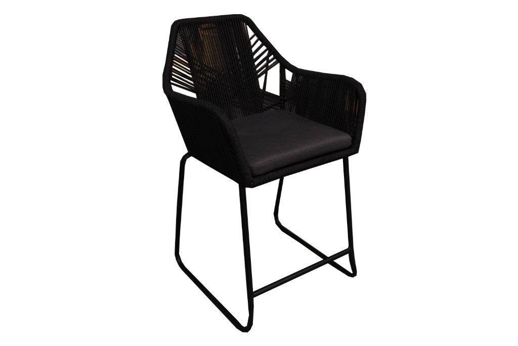Lagos Rope Bar Chair - Black