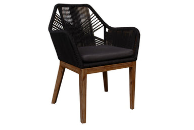 Lagos Rope Dining Chair with Acacia Legs