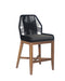 Lagos Low Arm Rope Bar Chair - Black