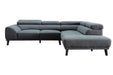 Metro 2 Seater with Right Open Terminal - Charcoal