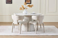 Halcyon 5 Piece Round Dining Set - Ivory
