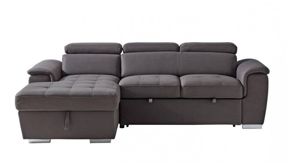 Carina 2 Seater Sofa Bed with Left Chaise - Graphite